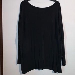 Black piko top